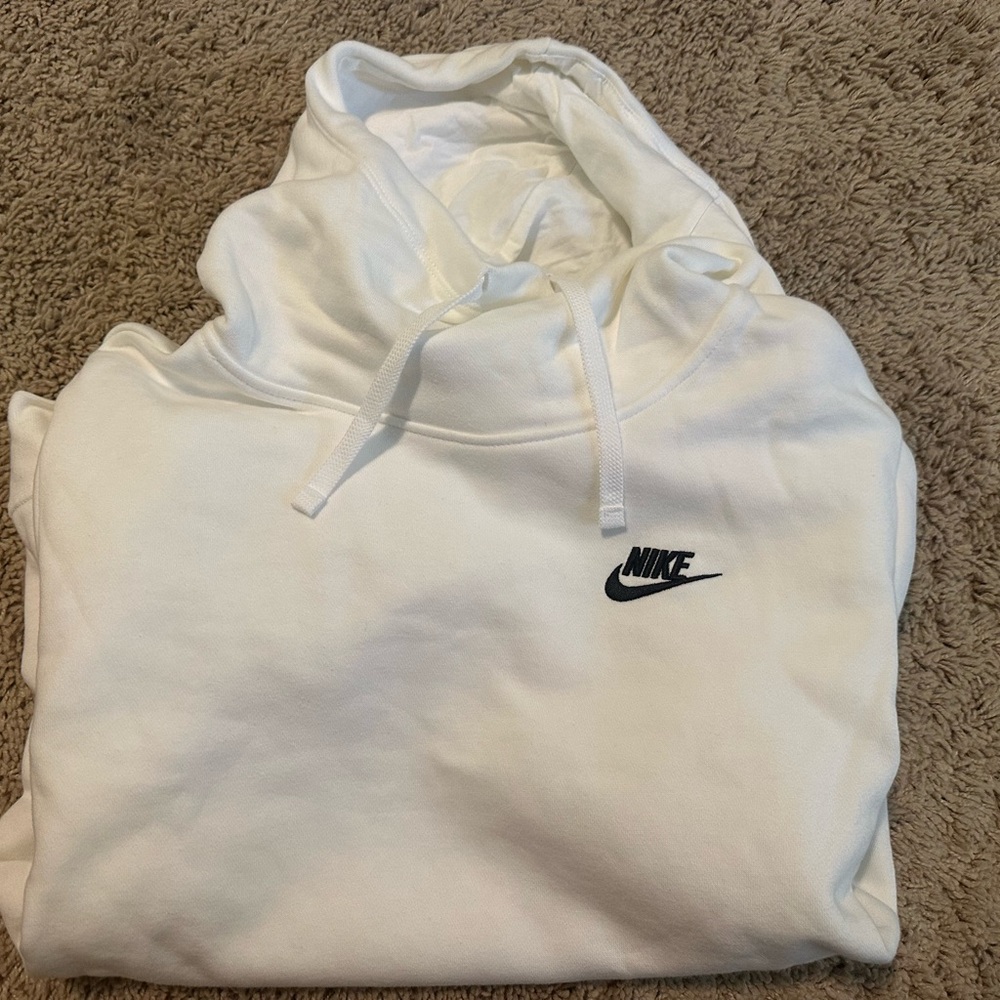 Nike White Hoodie